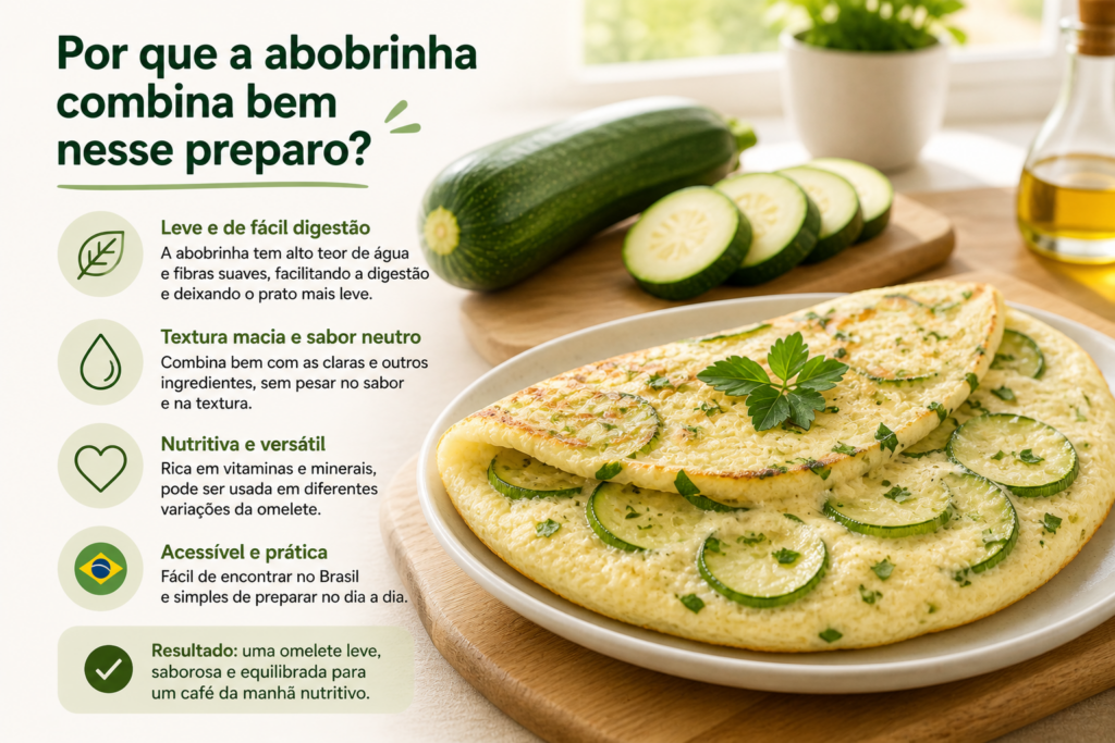 Por que a abobrinha combina bem nesse preparo